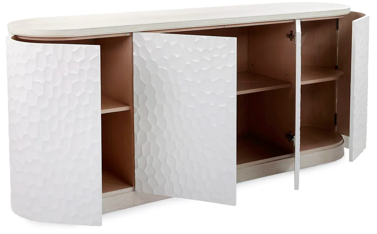 John Richard EUR-04-0818 Branca Four Door Credenza John Richard EUR-04-0818 Branca Four Door Credenza