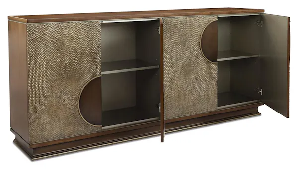 John Richard EUR-04-0821 Naga Four Door Credenza John Richard EUR-04-0821 Naga Four Door Credenza