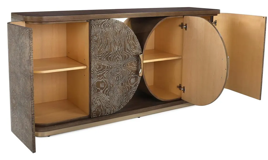 John Richard EUR-04-0829 Swallowtail Four Door Credenza John Richard EUR-04-0829 Swallowtail Four Door Credenza