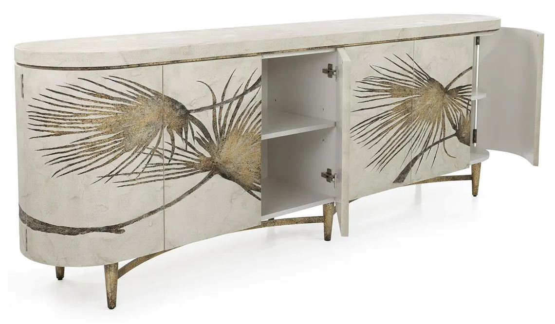 John Richard EUR-04-0835 Chardon Six Door Credenza John Richard EUR-04-0835 Chardon Six Door Credenza