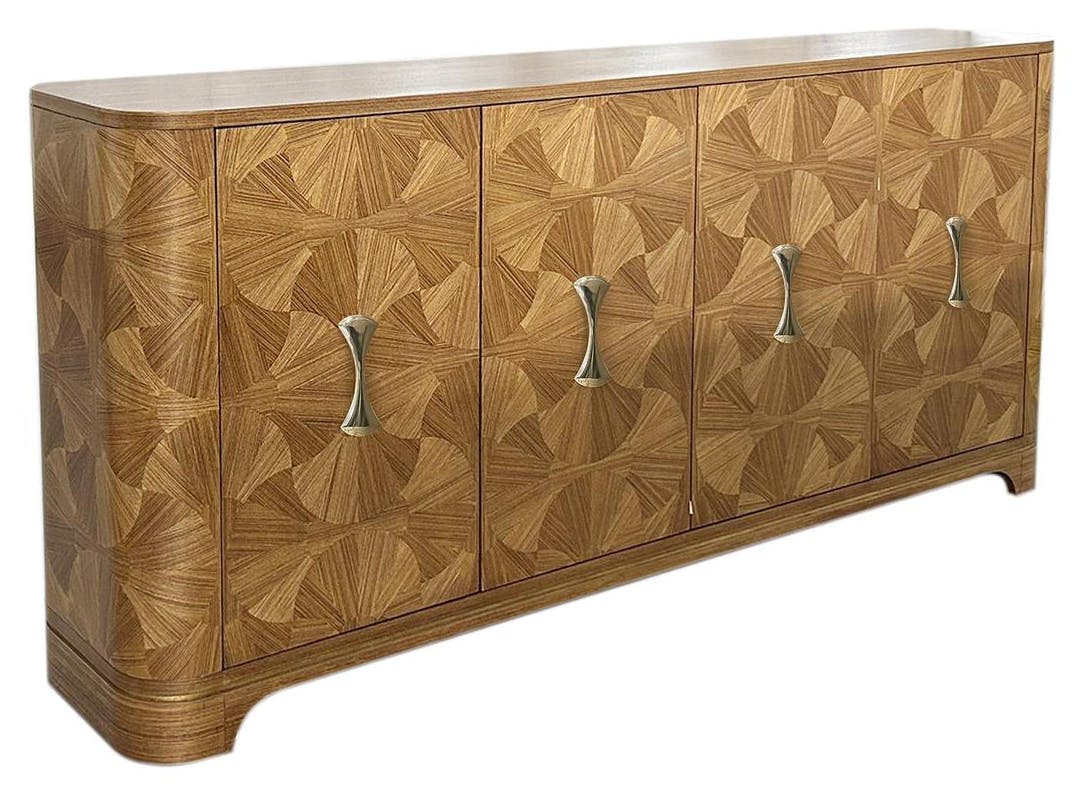 John Richard EUR-04-0850 Kerala Four Door Credenza John Richard EUR-04-0850 Kerala Four Door Credenza