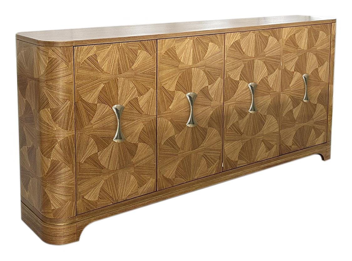 John Richard EUR-04-0850 Kerala Four Door Credenza John Richard EUR-04-0850 Kerala Four Door Credenza