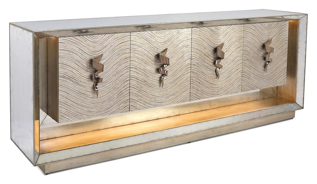 John Richard EUR-04-0852 Moon Shadow Four Door Sideboard John Richard EUR-04-0852 Moon Shadow Four Door Sideboard