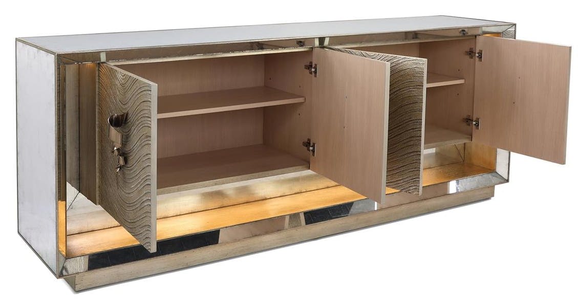 John Richard EUR-04-0852 Moon Shadow Four Door Sideboard John Richard EUR-04-0852 Moon Shadow Four Door Sideboard