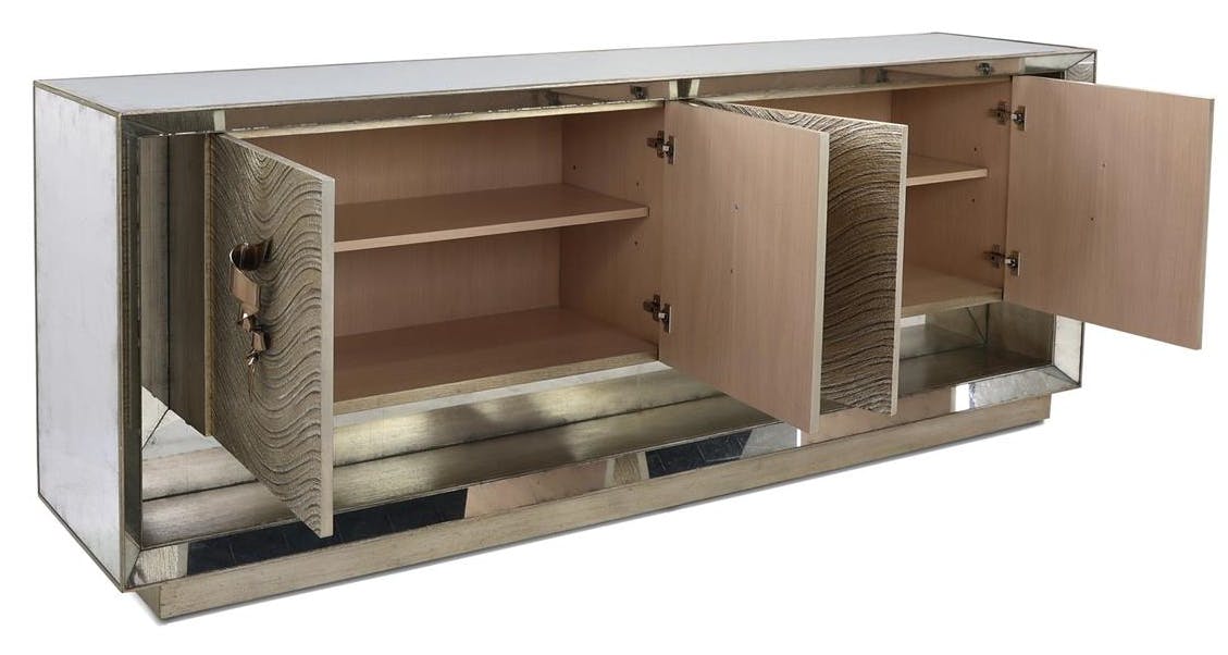 John Richard EUR-04-0852 Moon Shadow Four Door Sideboard John Richard EUR-04-0852 Moon Shadow Four Door Sideboard