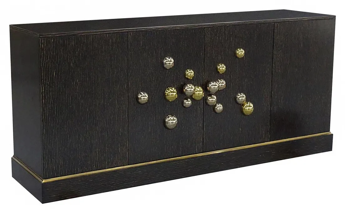 John Richard EUR-04-0861 Shining Cluster Four Door Credenza John Richard EUR-04-0861 Shining Cluster Four Door Credenza