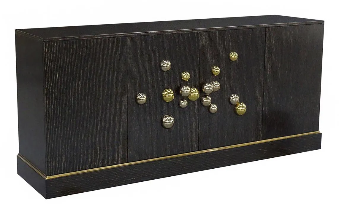 John Richard EUR-04-0861 Shining Cluster Four Door Credenza John Richard EUR-04-0861 Shining Cluster Four Door Credenza