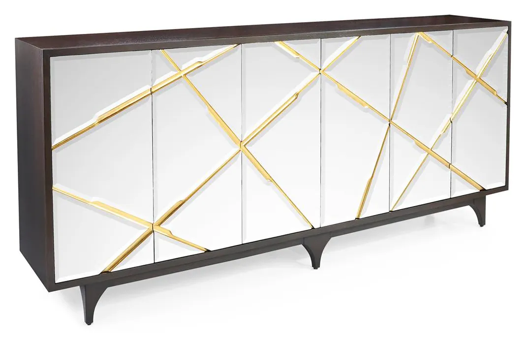 John Richard EUR-04-0871 Ronin Six Door Sideboard John Richard EUR-04-0871 Ronin Six Door Sideboard
