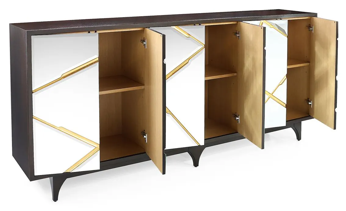 John Richard EUR-04-0871 Ronin Six Door Sideboard John Richard EUR-04-0871 Ronin Six Door Sideboard