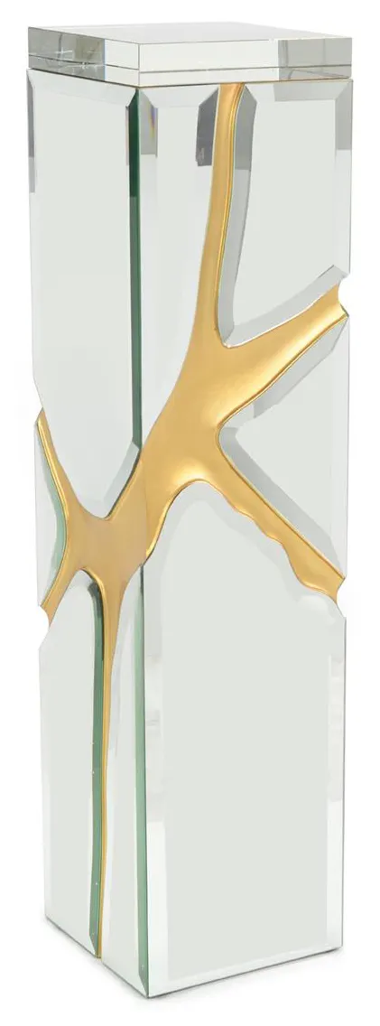 John Richard EUR-08-0122 Ravine Beveled Mirror Pedestal I John Richard EUR-08-0122 Ravine Beveled Mirror Pedestal I