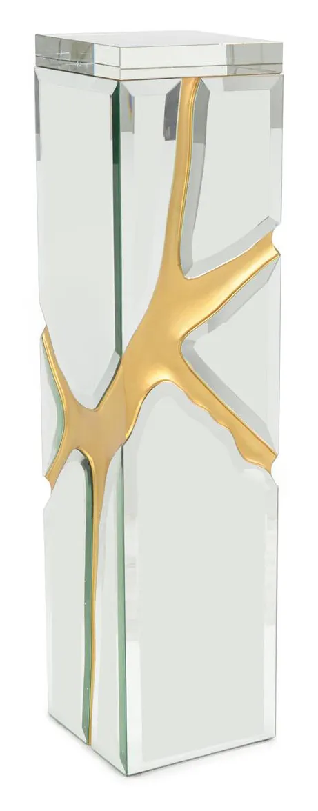 John Richard EUR-08-0122 Ravine Beveled Mirror Pedestal I John Richard EUR-08-0122 Ravine Beveled Mirror Pedestal I