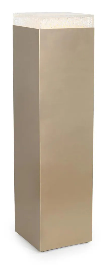 John Richard EUR-08-0148 Edda Pedestal II Antique Brass John Richard EUR-08-0148 Edda Pedestal II Antique Brass