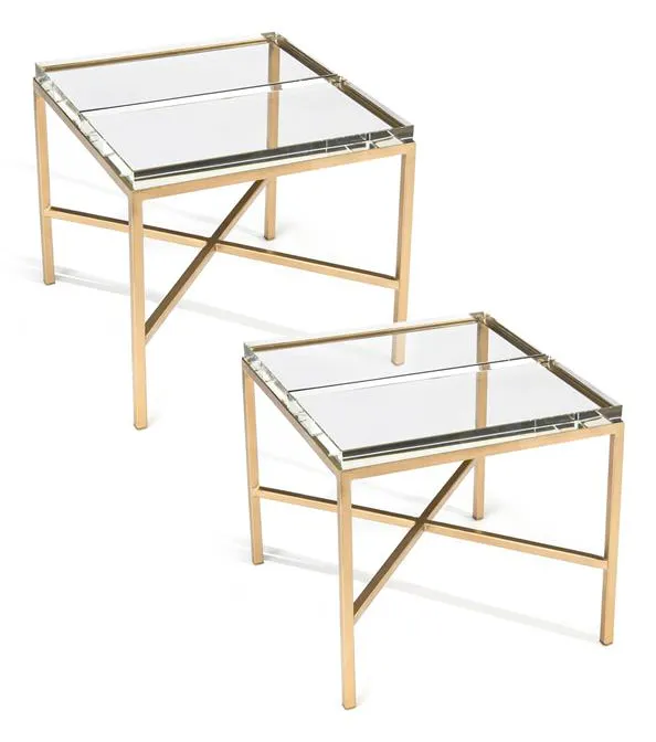 John Richard JFD-0124 Double Glass Block Bunching Table John Richard JFD-0124 Double Glass Block Bunching Table