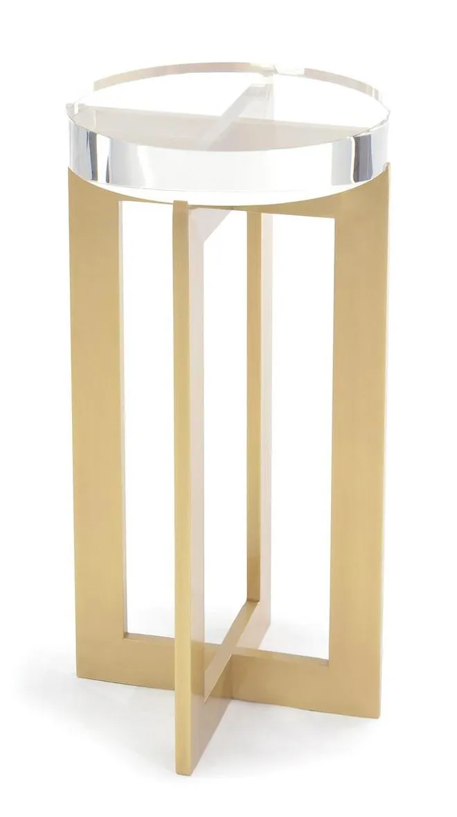 John Richard JFD-0164 Brass And Crystal Martini Table