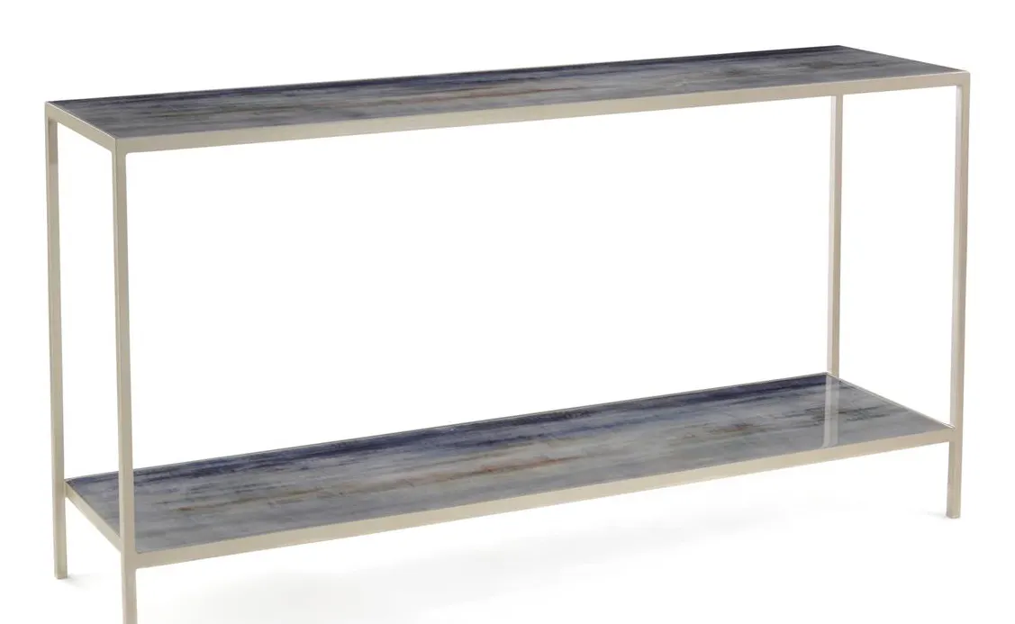 John Richard JFD-0182 Shaye Rawson's Spring Rain Sofa Table With Shelf John Richard JFD-0182 Shaye Rawson's Spring Rain Sofa Table With Shelf