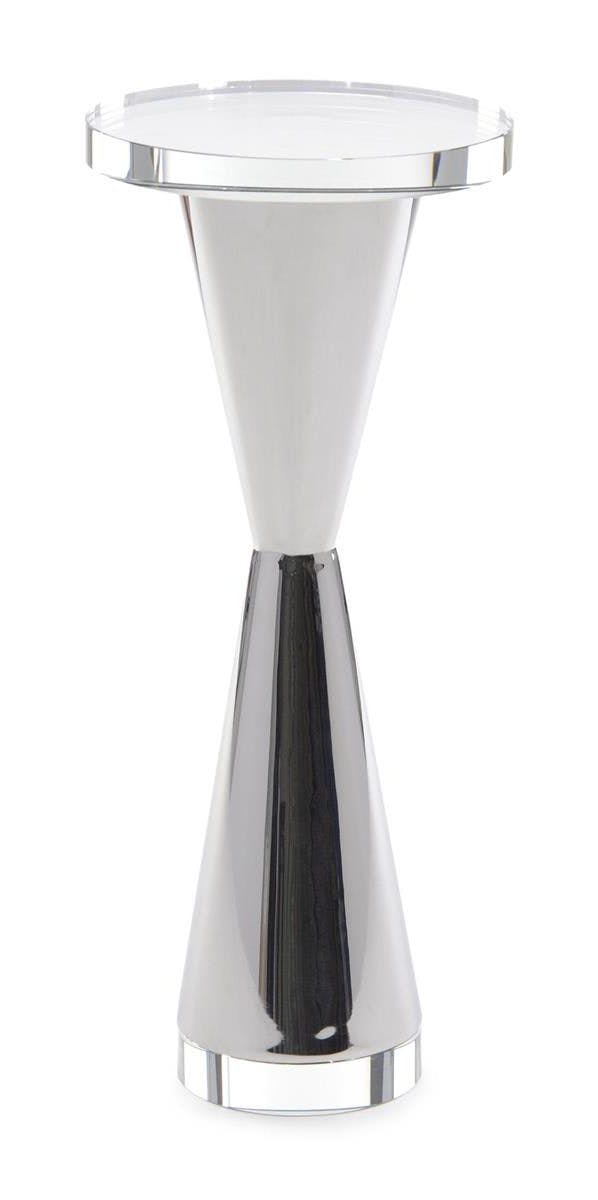 John Richard JFD-0200 Polished Steel Martini Table