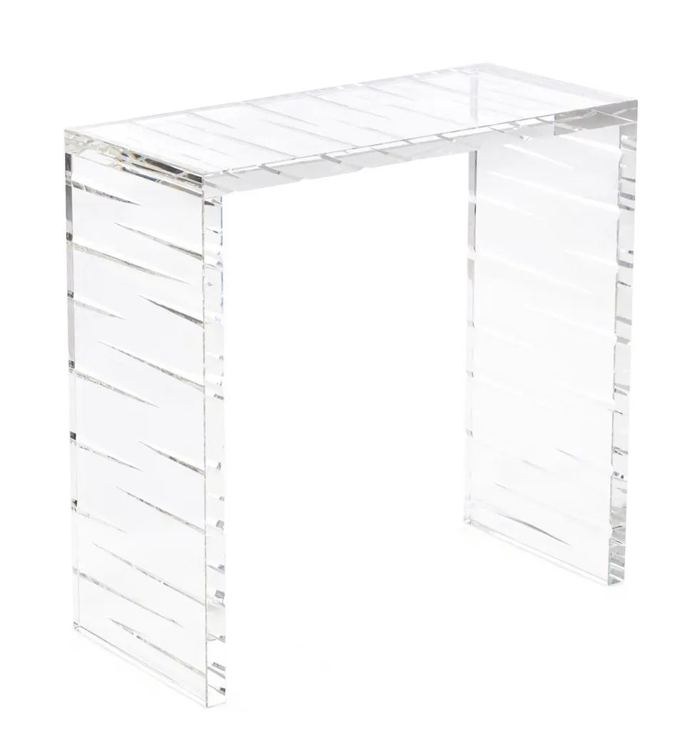 John Richard JFD-0267 Cut Crystal Side Table