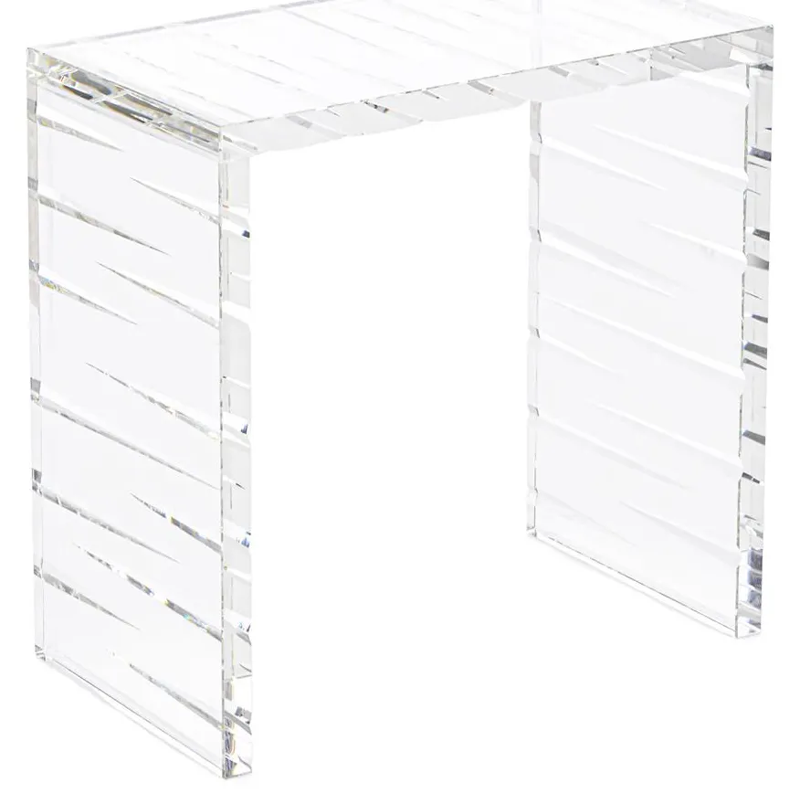 John Richard JFD-0268 Cut Crystal Side Table John Richard JFD-0268 Cut Crystal Side Table