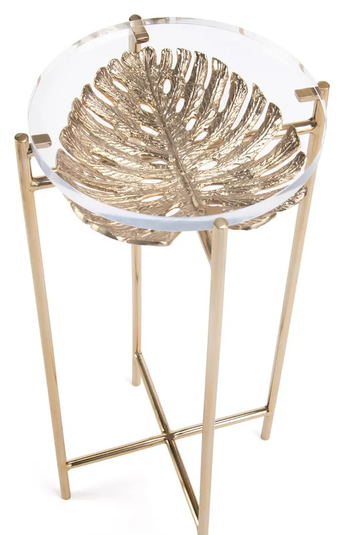 John Richard JFD-0357 Palm Accent Table John Richard JFD-0357 Palm Accent Table