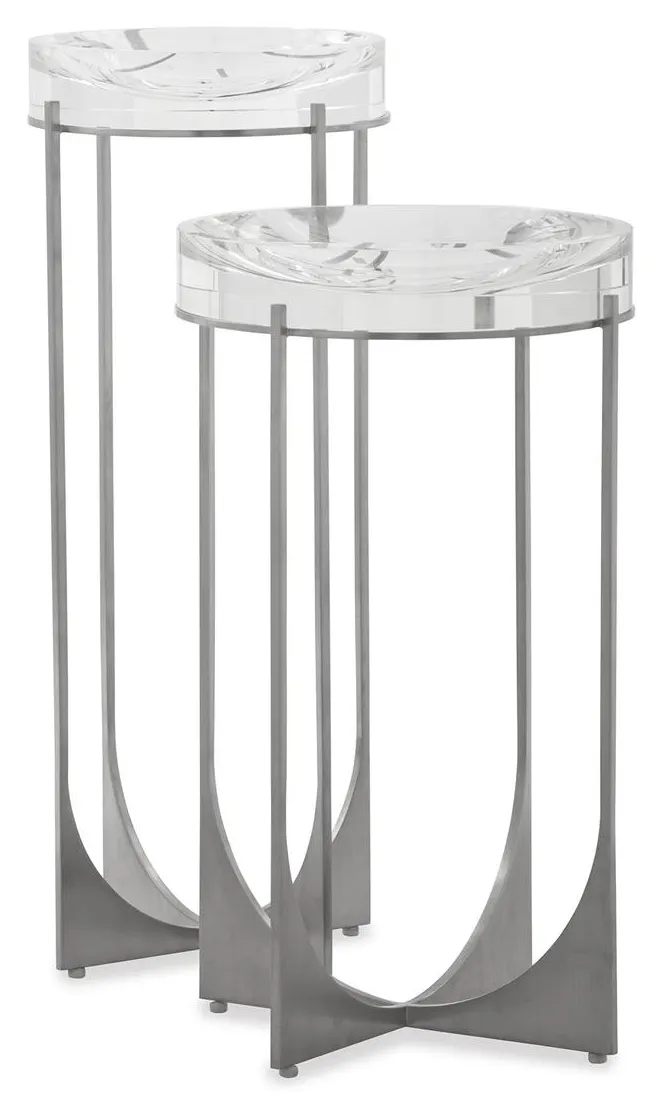 John Richard JFD-0371 Svelte Martini Table II Silver John Richard JFD-0371 Svelte Martini Table II Silver