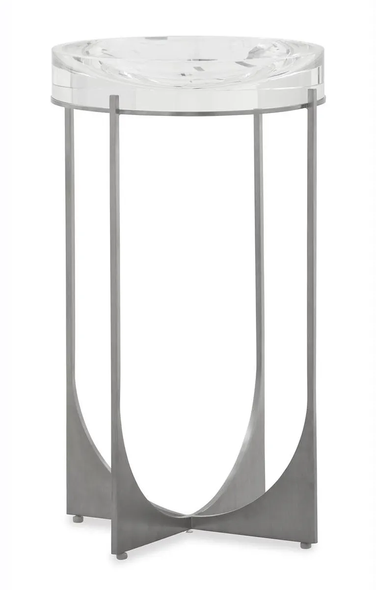 John Richard JFD-0372 Svelte Martini Table I Silver