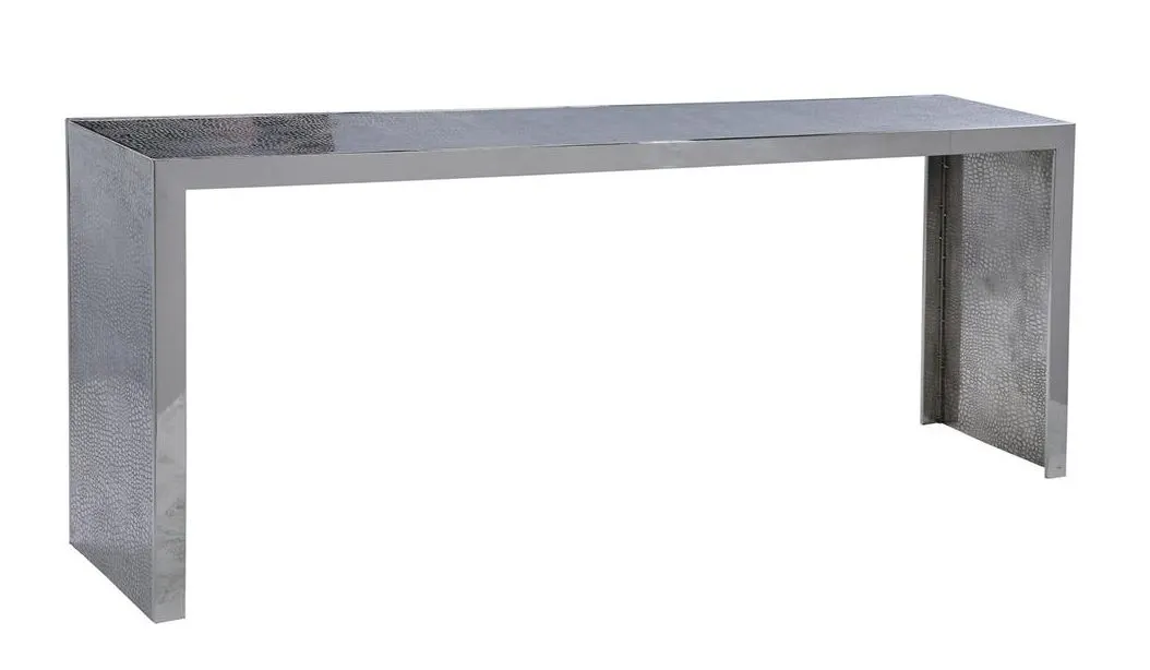John Richard JFD-0439 Silver Serpent Console Table Small