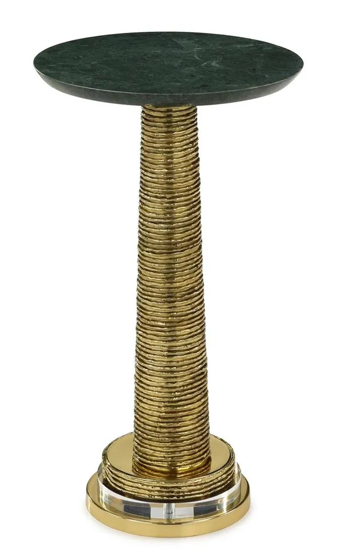 John Richard JFD-0443 Ringed Martini Table Brass