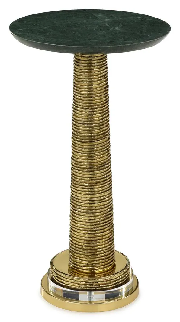 John Richard JFD-0443 Ringed Martini Table Brass John Richard JFD-0443 Ringed Martini Table Brass