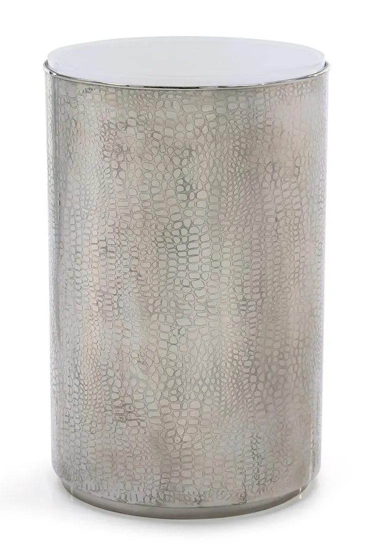 John Richard JFD-0447 Silver Serpent Side Table