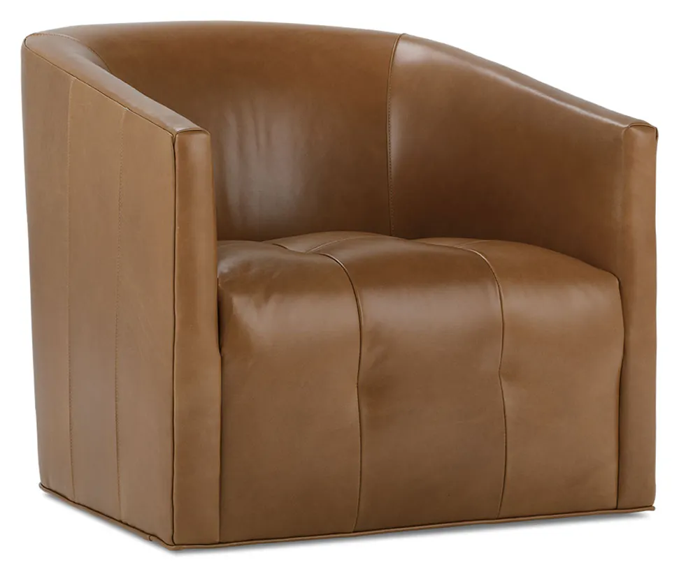 Rowe Furniture P420-L-316 Pate Leather Swivel Rowe Furniture P420-L-316 Pate Leather Swivel