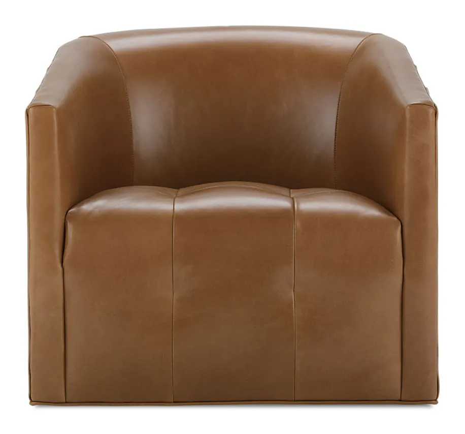 Rowe Furniture P420-L-316 Pate Leather Swivel Rowe Furniture P420-L-316 Pate Leather Swivel