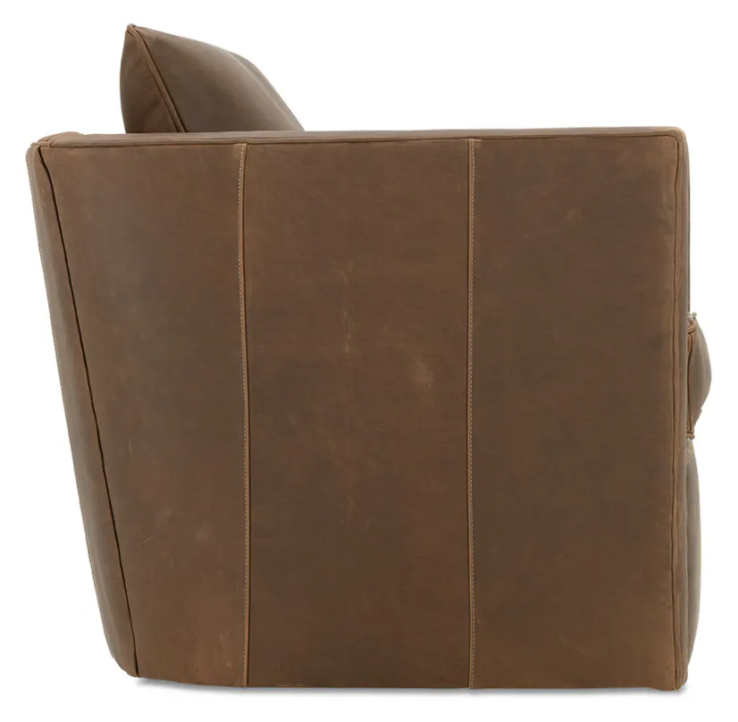 Rowe Furniture P865-L-016 Kitt Leather Swivel Chair Rowe Furniture P865-L-016 Kitt Leather Swivel Chair