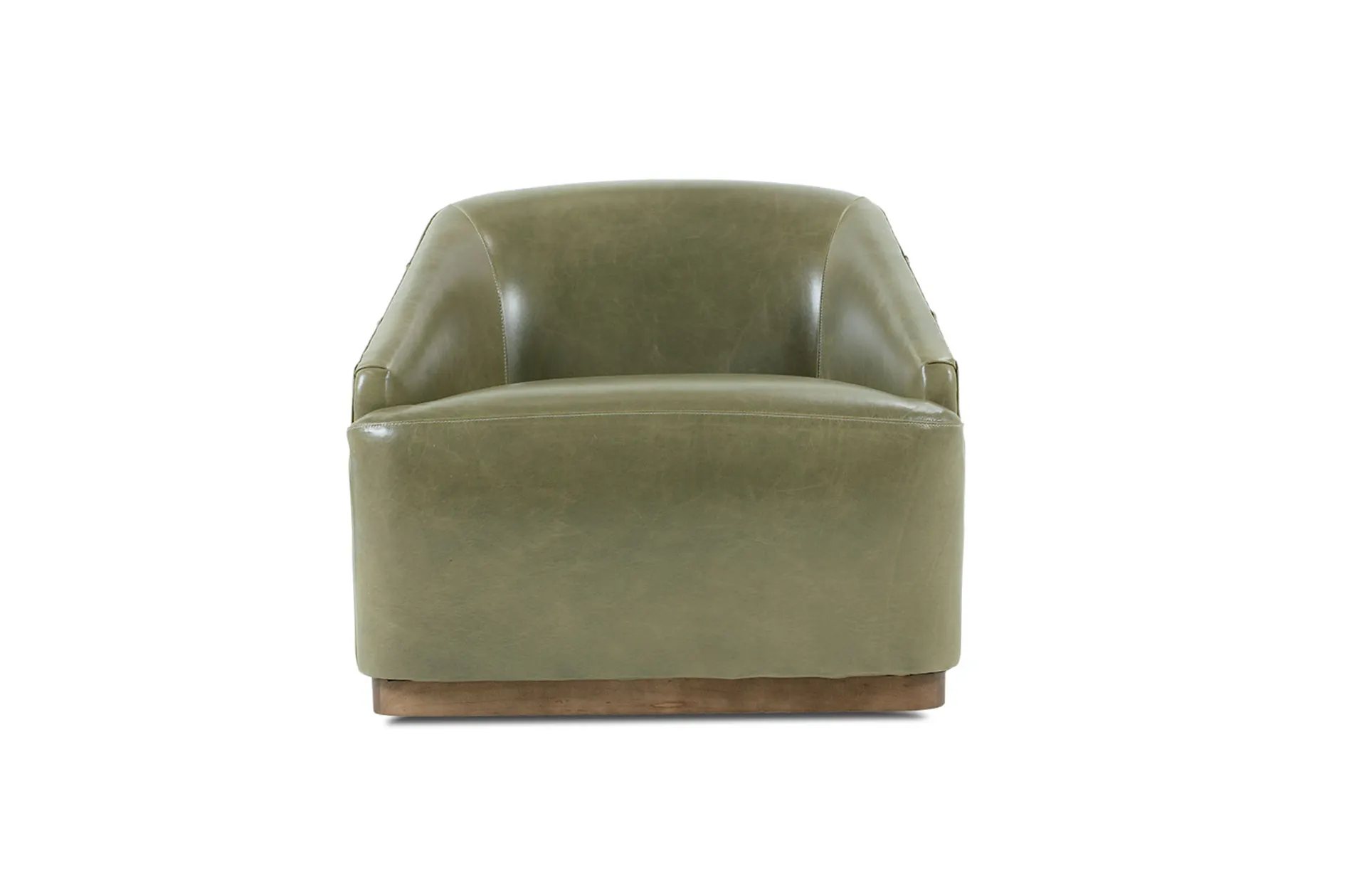 Rowe Furniture Q115-L-016 Bernie Leather Swivel Chair
