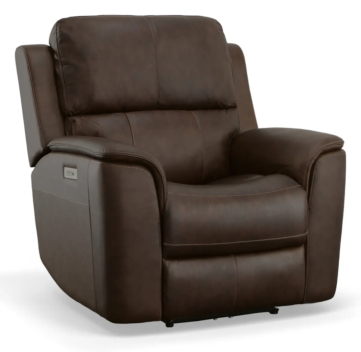 Flexsteel Furniture 1041-50PH-94671 Henry Burnt Umber Leather Power Recliner with Power Headrest and Lumbar Flexsteel Furniture 1041-50PH-94671 Henry Burnt Umber Leather Power Recliner with Power Headrest and Lumbar