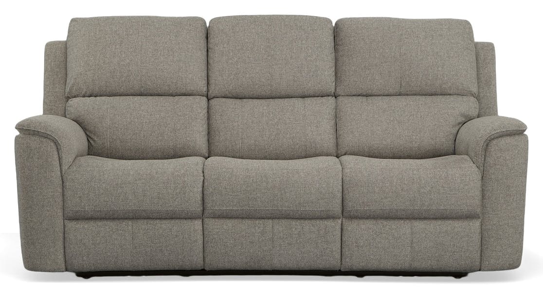 Flexsteel Furniture 1041-62PH-42501 Henry Fog Fabric Power Reclining Sofa with Power Headrests and Lumbar Flexsteel Furniture 1041-62PH-42501 Henry Fog Fabric Power Reclining Sofa with Power Headrests and Lumbar