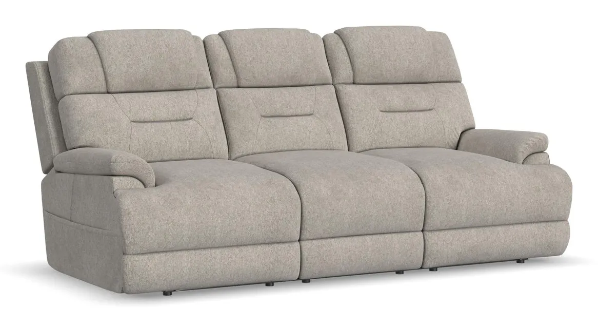 Flexsteel Furniture 1080-63P5-35880 Zofa Shell Fabric Power Sleep Sofa with Power Headrests and Lumbar Flexsteel Furniture 1080-63P5-35880 Zofa Shell Fabric Power Sleep Sofa with Power Headrests and Lumbar