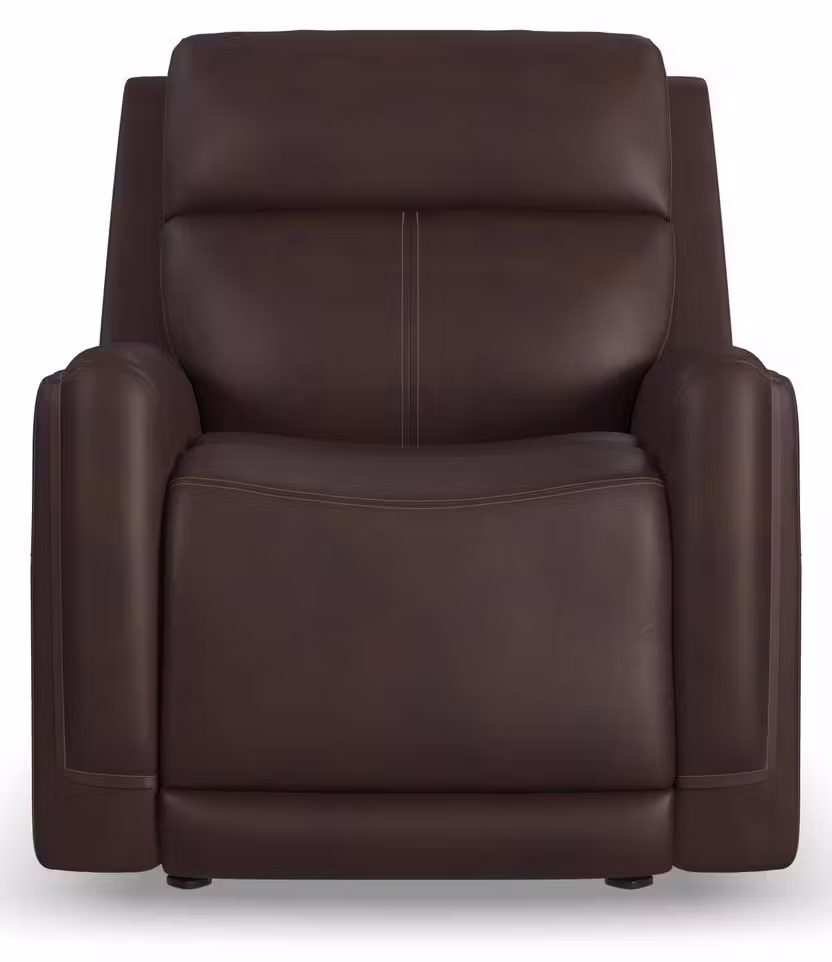 Flexsteel Furniture 1158-54GL-94671 Alister Burnt Umber Leather Power Gliding Recliner with Power Headrest and Lumbar Flexsteel Furniture 1158-54GL-94671 Alister Burnt Umber Leather Power Gliding Recliner with Power Headrest and Lumbar