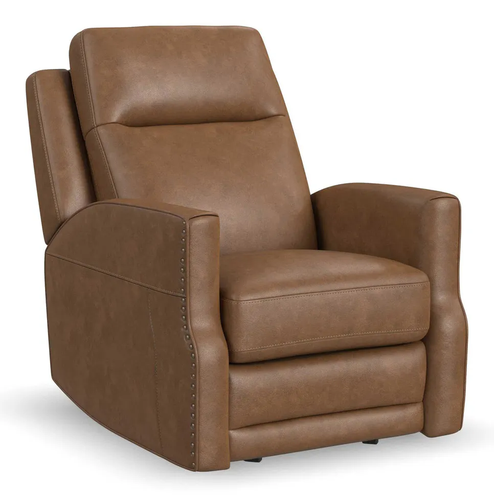 Flexsteel Furniture 1585-54PH-68572 Maxwell Cedar Leather Power Gliding Recliner with Power Headrest and Lumbar Flexsteel Furniture 1585-54PH-68572 Maxwell Cedar Leather Power Gliding Recliner with Power Headrest and Lumbar