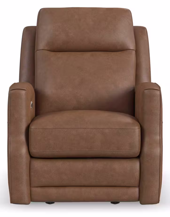 Flexsteel Furniture 1585-54PH-68572 Maxwell Cedar Leather Power Gliding Recliner with Power Headrest and Lumbar Flexsteel Furniture 1585-54PH-68572 Maxwell Cedar Leather Power Gliding Recliner with Power Headrest and Lumbar