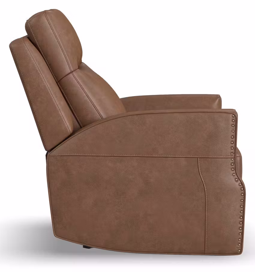 Flexsteel Furniture 1585-54PH-68572 Maxwell Cedar Leather Power Gliding Recliner with Power Headrest and Lumbar Flexsteel Furniture 1585-54PH-68572 Maxwell Cedar Leather Power Gliding Recliner with Power Headrest and Lumbar