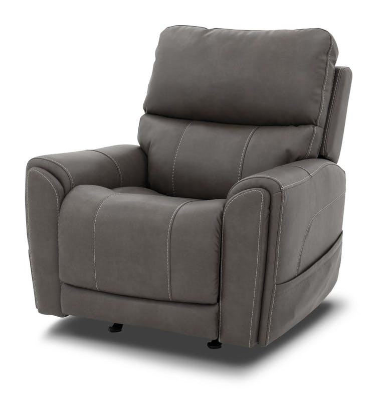 Flexsteel Furniture 1587-51P5-88602 Carter Smoke Fabric Power Rocking Recliner with Power Headrest, Lumbar, Heat and Massage Flexsteel Furniture 1587-51P5-88602 Carter Smoke Fabric Power Rocking Recliner with Power Headrest, Lumbar, Heat and Massage