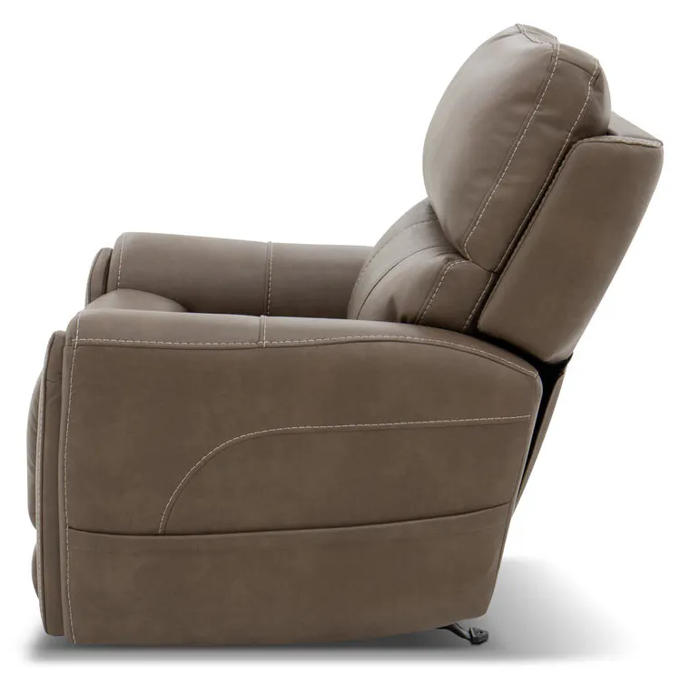 Flexsteel Furniture 1587-51P5-88672 Carter Cappuccino Fabric Power Rocking Recliner with Power Headrest, Lumbar, Heat and Massage Flexsteel Furniture 1587-51P5-88672 Carter Cappuccino Fabric Power Rocking Recliner with Power Headrest, Lumbar, Heat and Massage