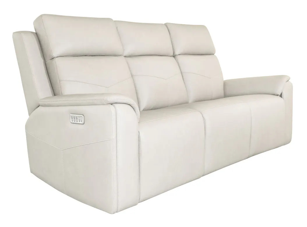 Flexsteel Furniture 1592-63P5-38601 Vernon Dove Grey Fabric Power Reclining Sofa with Power Headrests, Lumbar, Heat and Massage Flexsteel Furniture 1592-63P5-38601 Vernon Dove Grey Fabric Power Reclining Sofa with Power Headrests, Lumbar, Heat and Massage