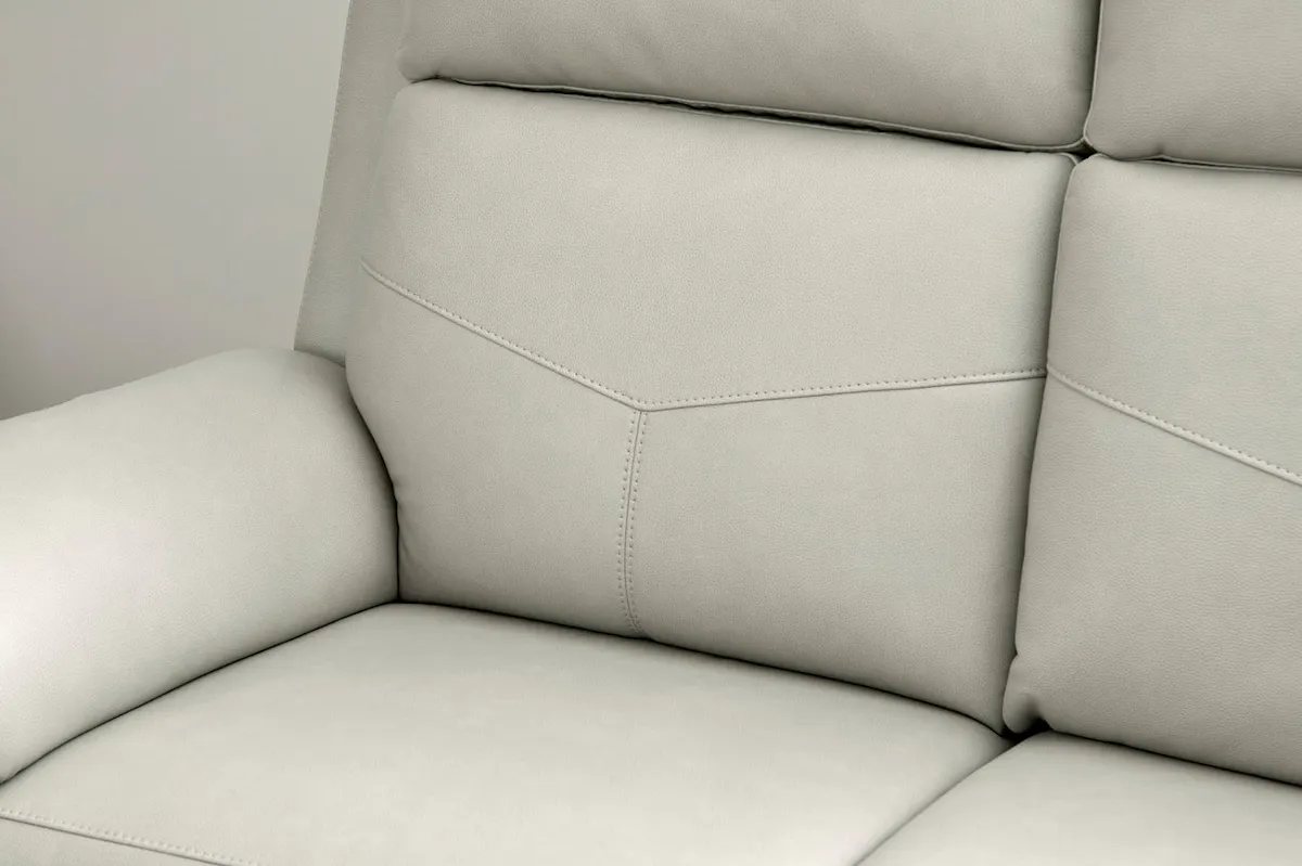 Flexsteel Furniture 1592-63P5-38601 Vernon Dove Grey Fabric Power Reclining Sofa with Power Headrests, Lumbar, Heat and Massage Flexsteel Furniture 1592-63P5-38601 Vernon Dove Grey Fabric Power Reclining Sofa with Power Headrests, Lumbar, Heat and Massage