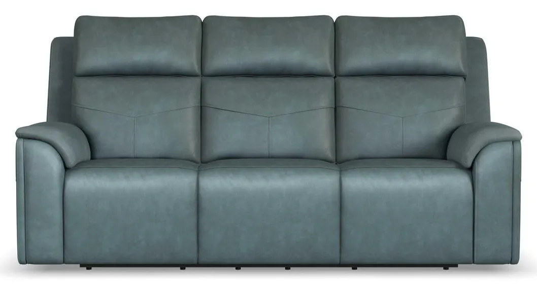 Flexsteel Furniture 1592-63P5-38640 Vernon Admiral Fabric Power Reclining Sofa with Power Headrests, Lumbar, Heat and Massage Flexsteel Furniture 1592-63P5-38640 Vernon Admiral Fabric Power Reclining Sofa with Power Headrests, Lumbar, Heat and Massage