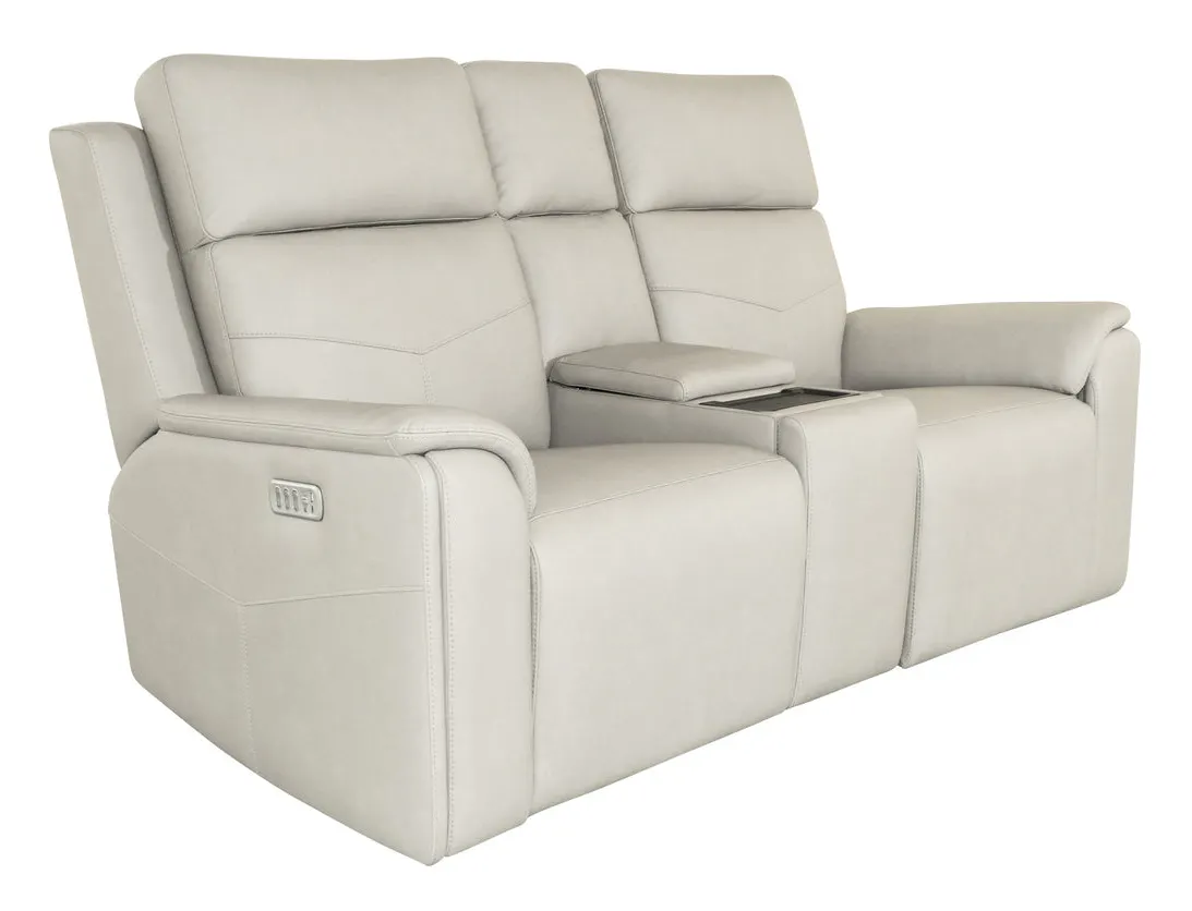 Flexsteel Furniture 1592-64P5-38601 Vernon Dove Grey Fabric Power Reclining Loveseat with Console, Power Headrests, Lumbar, Heat and Massage Flexsteel Furniture 1592-64P5-38601 Vernon Dove Grey Fabric Power Reclining Loveseat with Console, Power Headrests, Lumbar, Heat and Massage