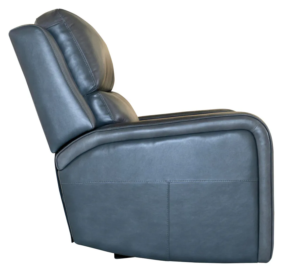 Flexsteel Furniture 1750-50P5-73440 Oasis Storm Leather Power Recliner with Power Headrest, Lumbar, Heat and Massage Flexsteel Furniture 1750-50P5-73440 Oasis Storm Leather Power Recliner with Power Headrest, Lumbar, Heat and Massage