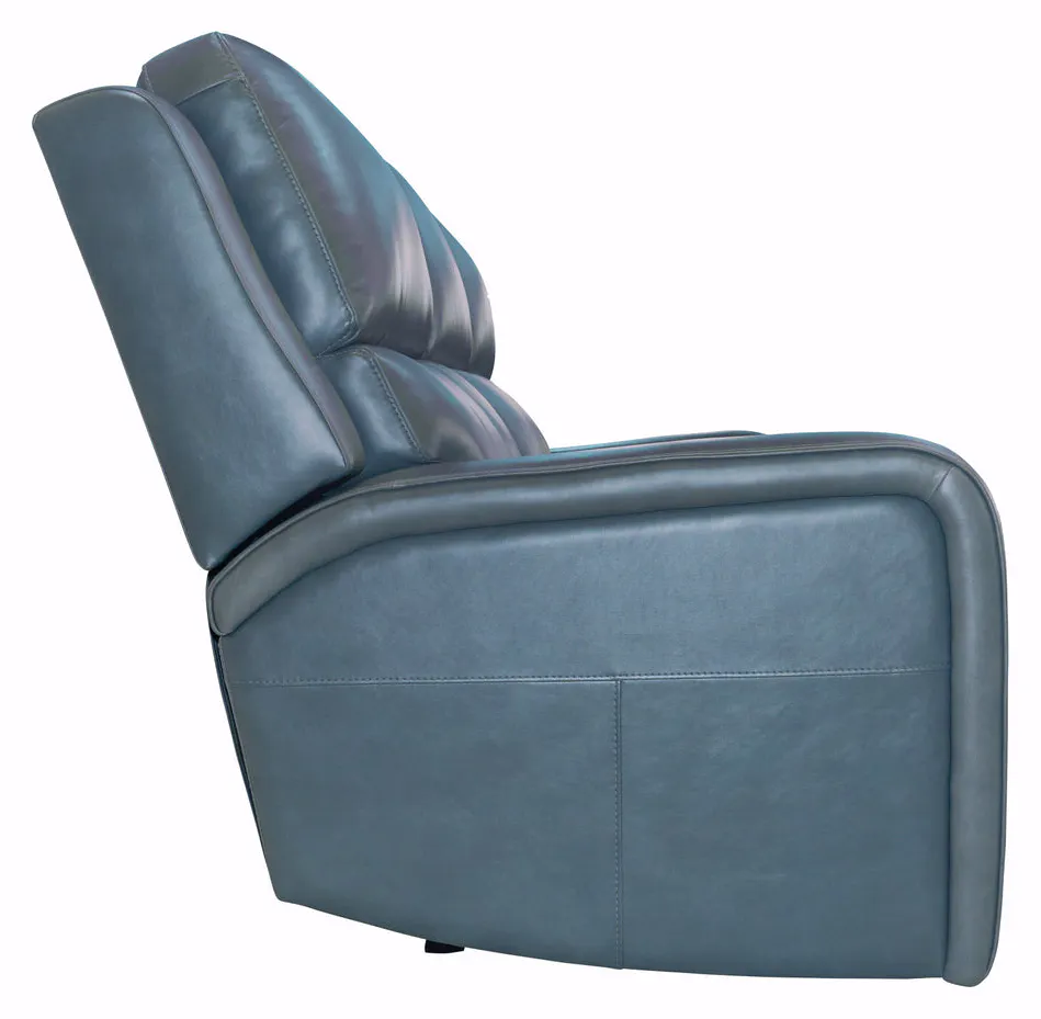 Flexsteel Furniture 1750-62P5-73440 Oasis Storm Leather Power Reclining Sofa with Power Headrests, Lumbar, Heat and Massage Flexsteel Furniture 1750-62P5-73440 Oasis Storm Leather Power Reclining Sofa with Power Headrests, Lumbar, Heat and Massage