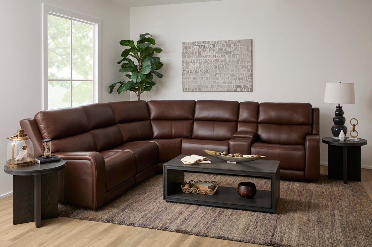 Flexsteel Furniture 1750-SECTP5 Oasis Leather Sectional Flexsteel Furniture 1750-SECTP5 Oasis Leather Sectional