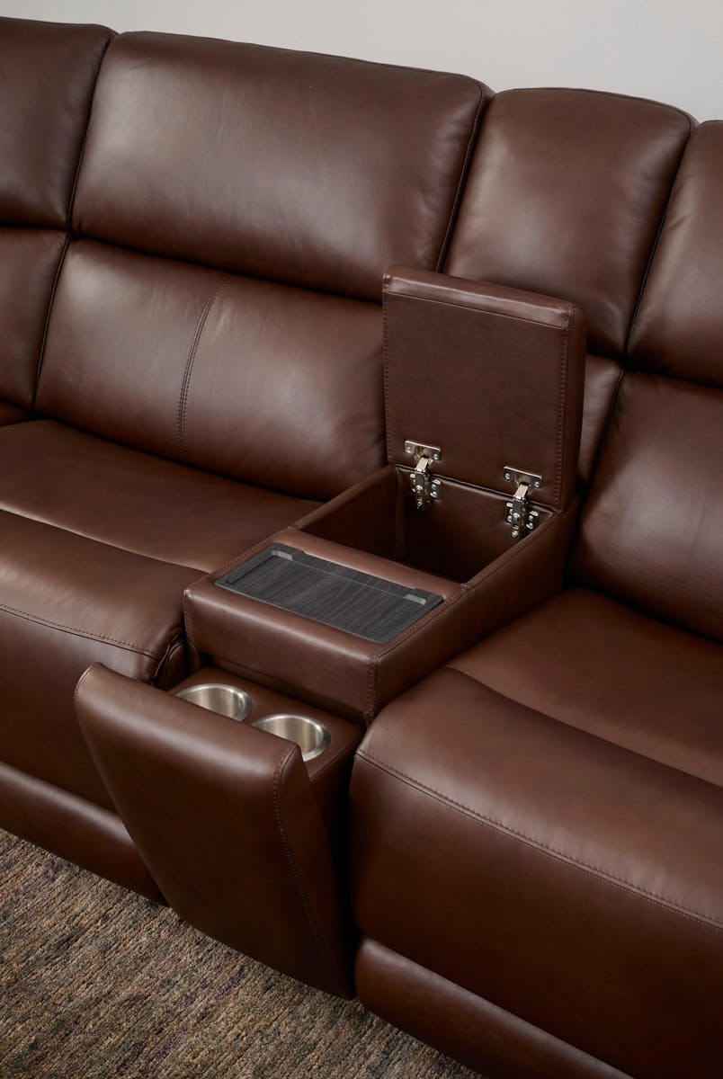 Flexsteel Furniture 1750-SECTP5 Oasis Leather Sectional Flexsteel Furniture 1750-SECTP5 Oasis Leather Sectional